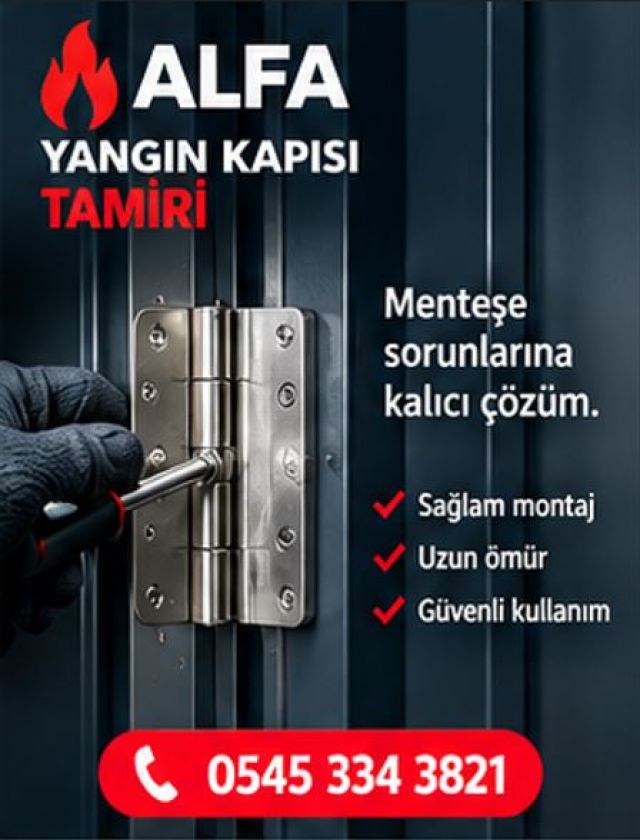 Çekmeköy Yangın Kapısı Onarımı